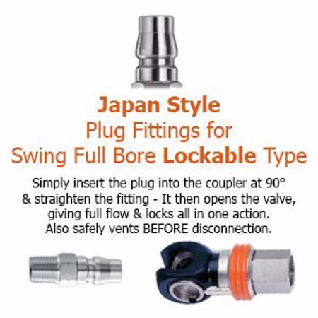 Picture for category Japan Style Plug Fittings - Full Bore
