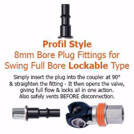 Picture for category Profil Style Plug Fittings - 8mm Full Bore