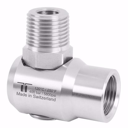 Picture of 3/8" BSP 90° Full StainlessSteel Swivel