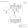 Picture of 1" BSP FILTER/REG/LUBRICATOR KIT(FRL)MAN