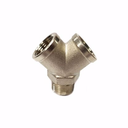 Picture of 1/2" BSP Y PIECE (FemalexMalexFemale)   