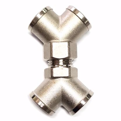 Picture of DUAL 1/2"  Y PIECE ASSEMBLY 35 bar max   
