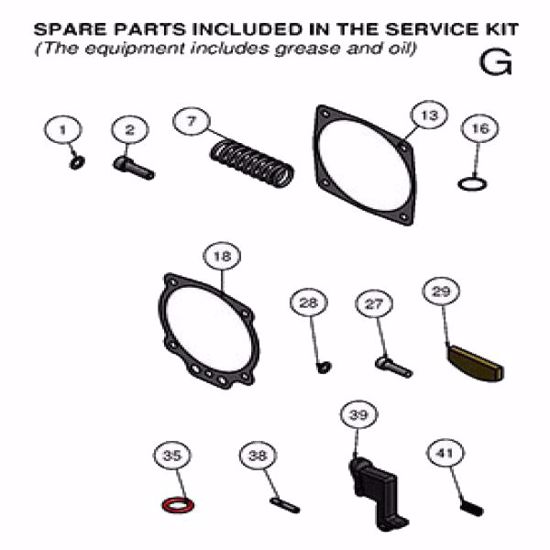 Picture of SERVICE KIT DP197S, SF, SFE   