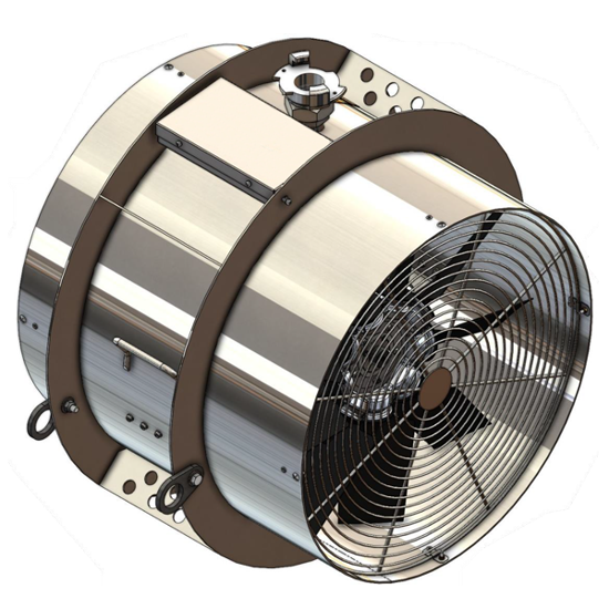 Picture of TYPHOON 600MM V10 AIR VENT FAN - STEEL   